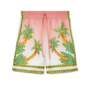 NWT Casablanca Lagos Tennis Club Silk Shorts